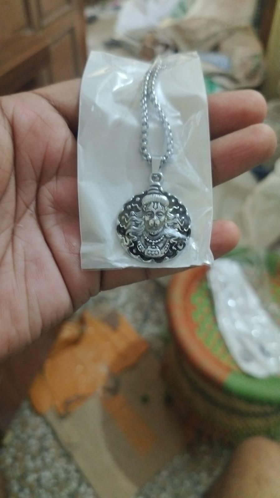 Hanuman Ji Power Exquisite Silver Pendants